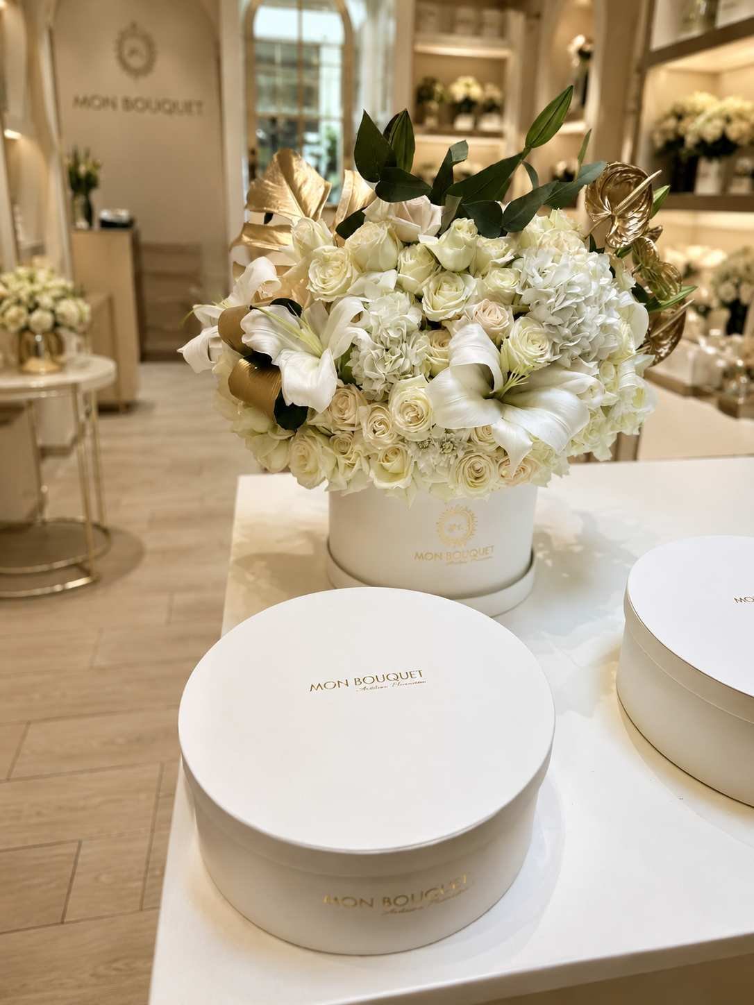 Pack Blanco — Bouquet blanc fiançailles